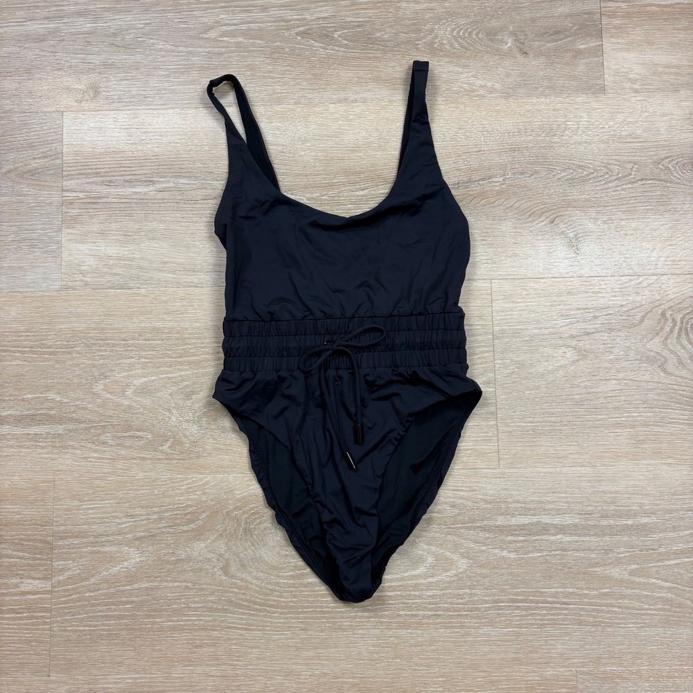 Good American Cinched Waist One Piece Swimsuit Women's Small